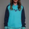 'Kimes Ranch' Women's Summer Love Hoodie - Blue -Outfit Shop summer love hood blue womens 1 1024x1024@2x